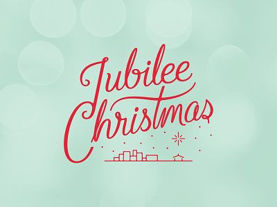 Christmas Lettering christmas church holidays illustration lettering type typography