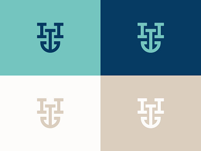 Hooked On Boats boats branding identity logo marine