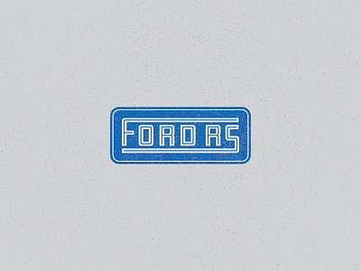 Ford rs cars ford identity inline logo mark speed texture type