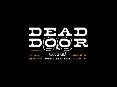 Dead Door festival music skull texture type