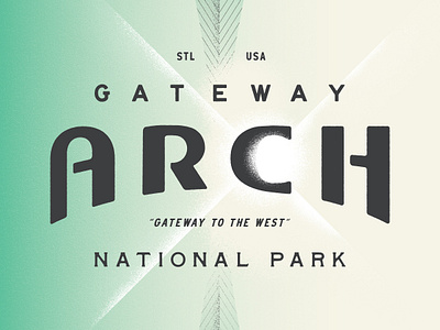 Archposter Final Tm design illustration lettering national park national parks texture type typography