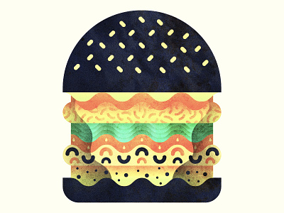 Burger burger food illustration vector