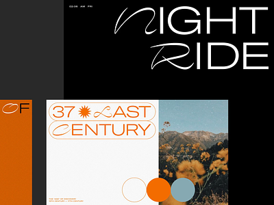 Typography Exploration: Nostra & GT America art direction design layout minimal page typography ui web website