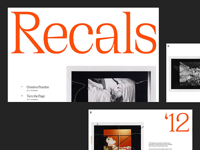 Typography Exploration: Cirka art direction clean design gif layout minimal page typography ui web website