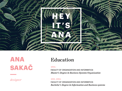 CV cv design resume typography