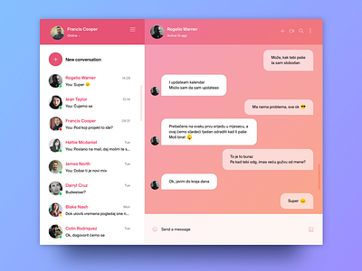 UI Challenge: Chat module