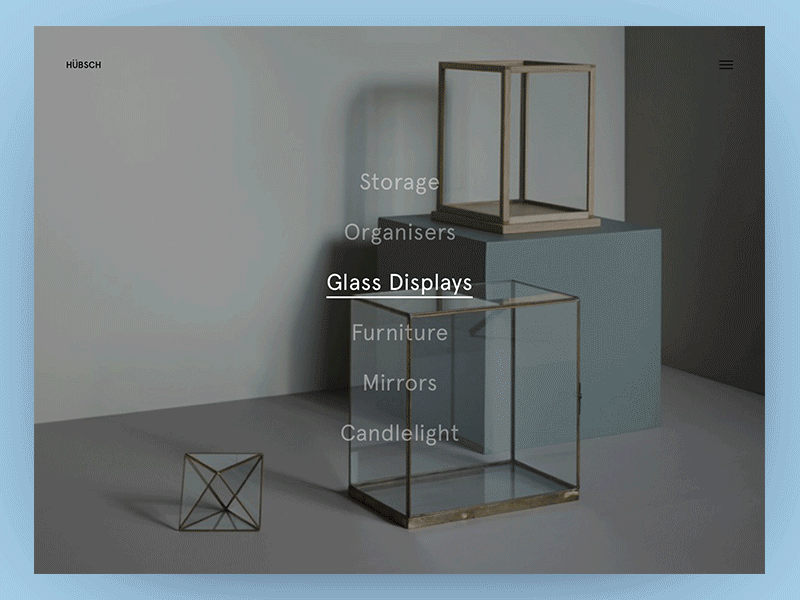 Hubsch Studio Animation animation clean design gif minimal principle typography ui ux web