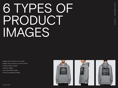 6 types of product images article e commerce ecommerce layout page typography ui web website