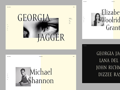 Typography Exploration: Mramor Typeface art direction clean design layout minimal page typography ui web website