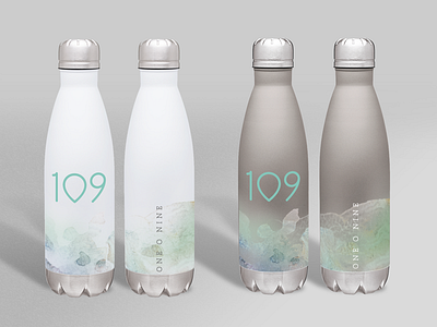 1O9 Water Bottle Designs