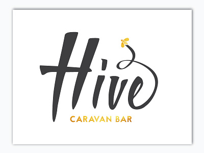 Hive Caravan Bar Logotype