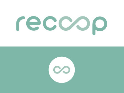 Logotype Recoop Vitamins branding flat logo logotype minimalistic mockup print product stationary