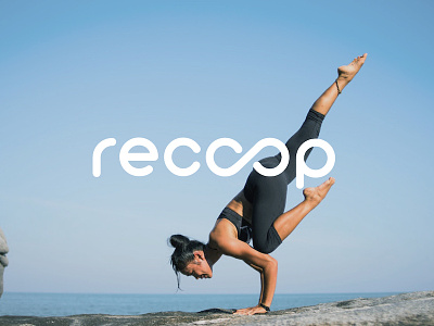 Recoop Logotype brand branding flat health logo logotype print simple vitamins