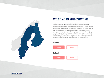 Modal for Studentwork bradning flat modal navigation simple ui ux webdesign website