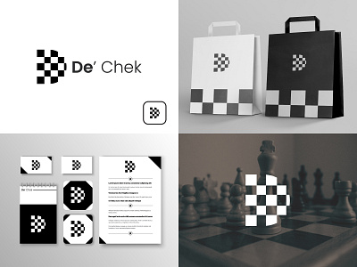 D logo | Chess logo branding business logo cd logo dchesslogo design dlogo flat icon initial logo minimal modern logo vector