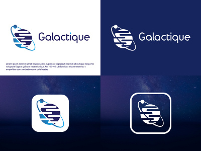 Galaxy logo | Tech logo brand identity branding creative fintech galaxy logo gradient logo logo design logocreation logotype manimal modern logo space logo tech logo