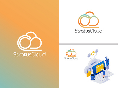 Cloud service logo cloud logo cs cloud logo cs logo flat logo logo logocreation minimal modern logo professoinal tech logo