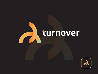 Turnover logo | T logo abstractlogo app icon brand identity branding creative gradientlogo logocreation minimal modern logo monogramlogo t logo