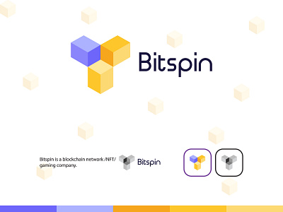 Blockchain logo bitcoin blockchain blockchain logo blocks cryptoart cryptocurrency cube decentralized defi ecommerce ethereum fintech nft saas unused