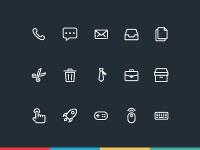 470+ Line Icon Set