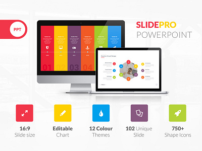 SlidePro Powerpoint Presentation business creative custom minimalist powerpoint presentation slide