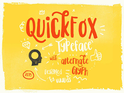 Quickfox clean display font graphic design lettering modern poster quote simple typeface typography