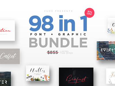 FontGrap (98 Fonts + Graphic) branding bundle download font lettering massive script typography vector website wedding