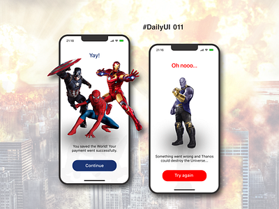 Daily UI #011 - Flash Message app dailyui dailyuichallenge design mobileapp ui