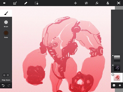 Robot Design Exploration ipad mech photoshoptouch robot scifi sketchbookpro