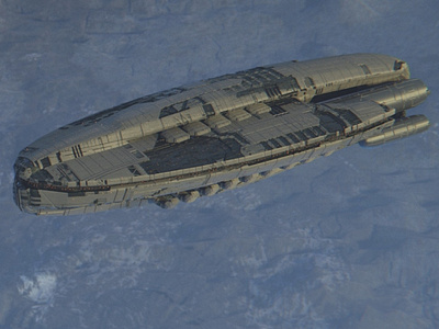 Large Space Ship Concept Art