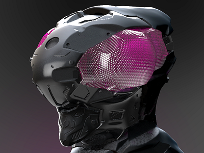 Sci-Fi Robot Head