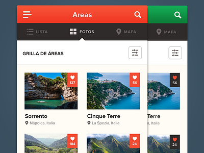 Caravan App. Adjustments app caravan guide ios map mobile travel ui