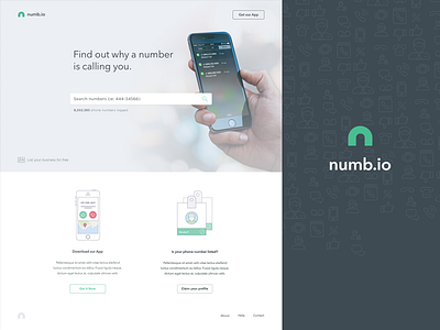 Landing page.