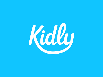 Kidly. Brand. brand custom font handmade kid kidly logo typography