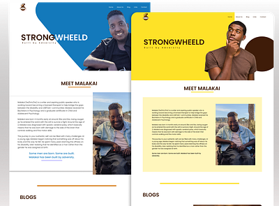 Strong Wheeld Mock Up webdesign website