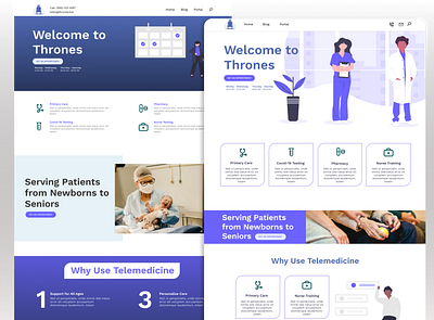 Throne Mockups design ui webdesign website