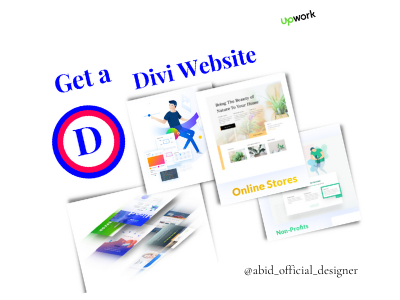 Gig image for divi website 3d graphic design
