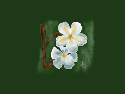 Digital Painting using ProCreate - iPad app flower ipad painting pen procreate sajithamma