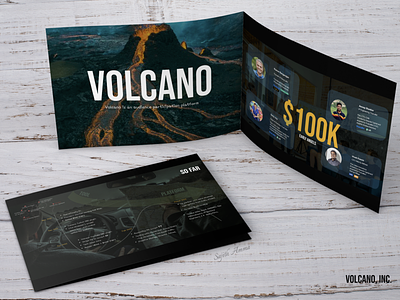 Volcano Pitch Deck Design deck figma fund pitch sajithamma startup volcano
