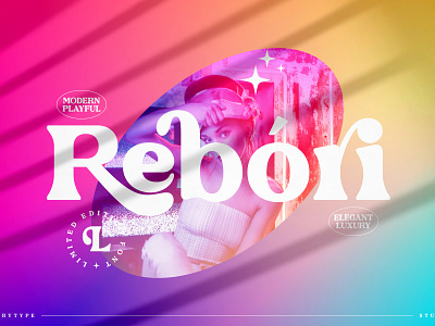 Rebori Typeface 3d animation app branding design graphic design icon illustration logo motion graphics ui
