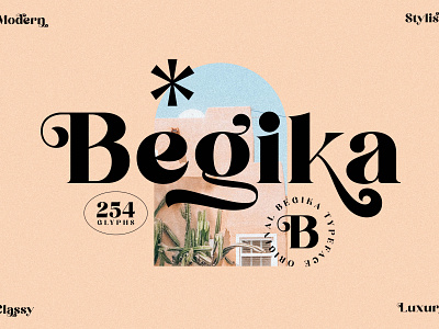 Begika Typeface 3d animation app branding design graphic design icon illustration logo motion graphics ui