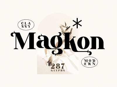 Magkon Typeface 3d animation app branding design graphic design icon illustration logo motion graphics ui