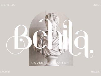 Behila Typeface 3d animation app branding design graphic design icon illustration logo ui