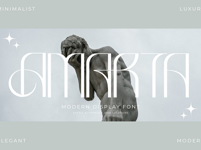 Amarta Typeface 3d animation app branding design graphic design icon illustration logo ui