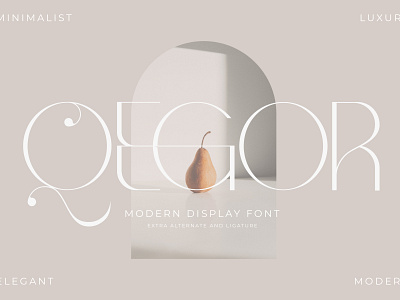 Qegor Typeface