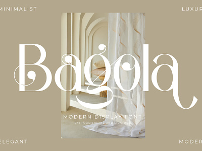 Bagola Typeface 3d animation app branding design graphic design icon illustration logo ui