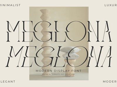 Meglona Typeface 3d animation app branding design graphic design icon illustration logo ui