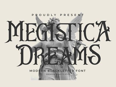 Megistica Dreams Typeface 3d animation app branding design graphic design icon illustration logo motion graphics ui