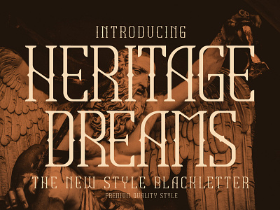 HERITAGE DREAMS Typeface 3d animation app branding design graphic design icon illustration logo motion graphics ui