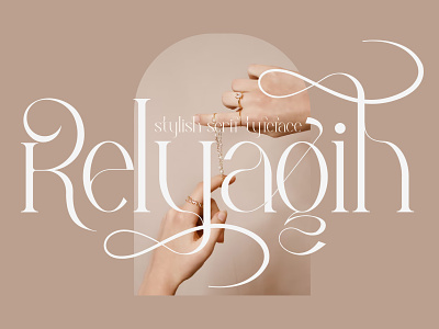Relyagih Typeface 3d animation app branding design graphic design icon illustration logo ui